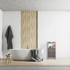 Étagère De Salle De Bain Avec Paniers -Salle De Bain Meubles 6592c8693d6f49069a66d4134578d711