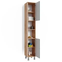 Armoire Haute Fynn -Salle De Bain Meubles 6ad9794ba9f8466baba1ac75e95a712b