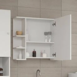 Armoire De Toilette Fynn Blanc -Salle De Bain Meubles 6ea3cd162a5d488da419114e7ff32f8f