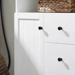 Meuble Bas De Salle De Bain BZR107-W -Salle De Bain Meubles 6ef5811a592148e09417e5904bc8d46e