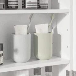 Armoire Haut Avec Miroir BZR55-DG -Salle De Bain Meubles 6f9452efe67b4da3baa0502c27d34583