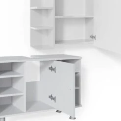 Salle De Bains Fynn Blanc (2 éléments) -Salle De Bain Meubles 74205386458b4c2caf37f09e7df0dd53