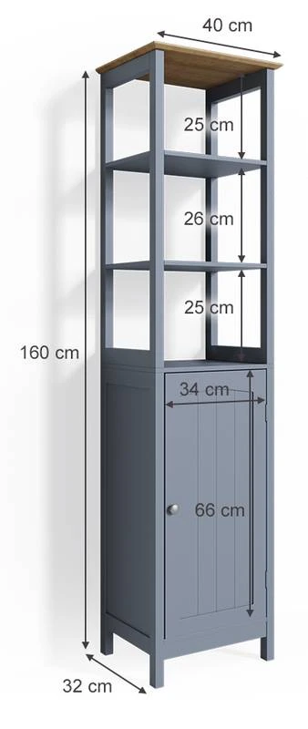 Colonne De Salle De Bain Bianco 40x160cm 8 Colonne De Salle De Bain Bianco 40x160cm – Image 6