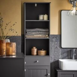 Meuble Colonne De Salle De Bain BZR17-W 34 Meuble Colonne De Salle De Bain BZR17-W -Salle De Bain Meubles 775e81561d2d4f84a2b8e12fd65f9d9c