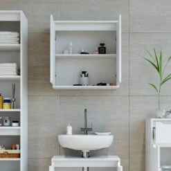 Armoire De Toilette Ruben Blanc 11 Armoire De Toilette Ruben Blanc -Salle De Bain Meubles 7a86ae5ccd42410b9b8a78c433600c43