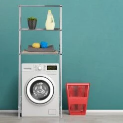 Etagère Pour Machine à Laver à 3 étages -Salle De Bain Meubles 7fdc78ee9e4e498fb12e6867c0b6ad11
