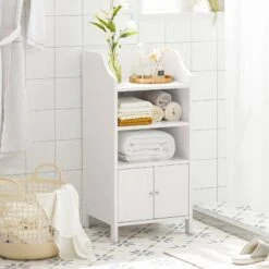 Commode De Salle De Bain BZR56-W -Salle De Bain Meubles 8d7797391288459a83cdd4b7af6434f3