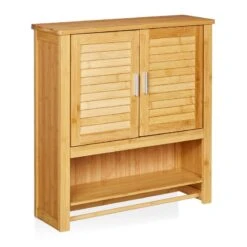 Armoire Salle De Bain LAMELL Bambou