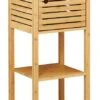 Étagère De Salle De Bain En Bambou