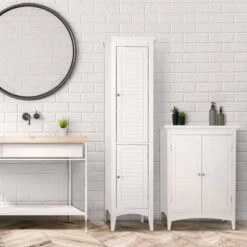 Armoire De Rangement Salle De Bain -Salle De Bain Meubles 94eac25e1894490e843345f876ab8631
