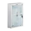Armoire à Pharmacie Inox Porte Verre -Salle De Bain Meubles 9643c9d2b73a46a99771ca07757417bf