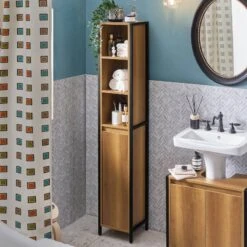 Meuble Colonne Salle De Bain BZR62-PF -Salle De Bain Meubles a1908c0e08804e3f866a3a1c81d68fec