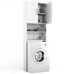 Armoire Pour Machine à Laver -Salle De Bain Meubles a31ab144b6d041c4b3175f1cdac52022