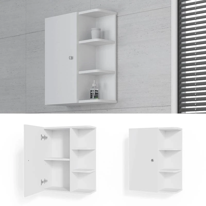 Armoire Suspendue Fynn Blanc 6 Armoire Suspendue Fynn Blanc – Image 4