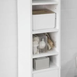 Meuble Colonne Salle De Bain BZR34-W -Salle De Bain Meubles a3c7f948dd62472aa9b53ca557a08c0a