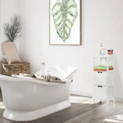 Armoire De Salle Bain Blanche -Salle De Bain Meubles a75dbbecce9443a9872b62ec2809f064