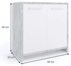 Meuble Sous-lavabo Kiko Béton/blanc -Salle De Bain Meubles a7612721e58c45edb82b3c35128c5949.cropped 147 236 665 624.processed