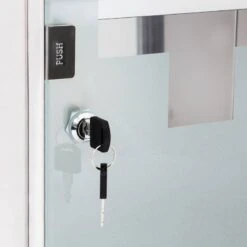 Armoire à Pharmacie EMERGENCY Acier Inox -Salle De Bain Meubles afc05bb96d344919a9f9dc9a7a6c1024