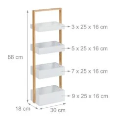 Etagère De Salle De Bain 4 Supports -Salle De Bain Meubles b169d2e0b4b44be6adbfb5aec0a1ae97