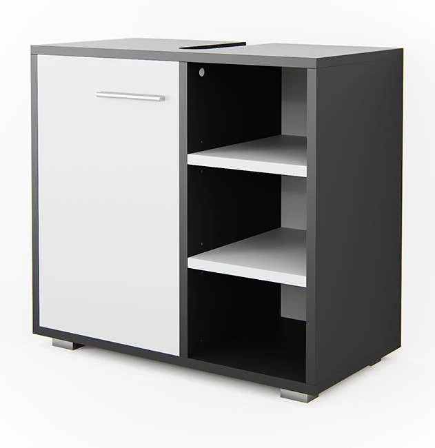 Meuble Sous-lavabo Perry Anthracite 3 Meuble Sous-lavabo Perry Anthracite