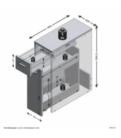 Petit Meuble De Cuisine Denia -Salle De Bain Meubles bf54d63e295741bfa87742b41869df73