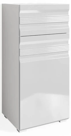 Chiffonnier Freddy Blanc Brillant