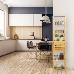 Étagère Salle De Bain Bambou à 7 étages -Salle De Bain Meubles cd9bfb0a148d47a09cefac0d357d4f87