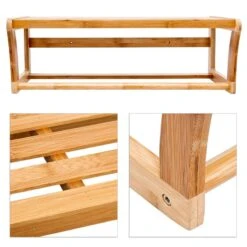 Étagère Porte-serviettes En Bambou -Salle De Bain Meubles cf2af00b51be4d1d94b12a52a93c48a9