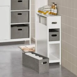 Armoire Salle De Bain BZR83-W -Salle De Bain Meubles ea2f01fe224a4c92af23e0b02266d841