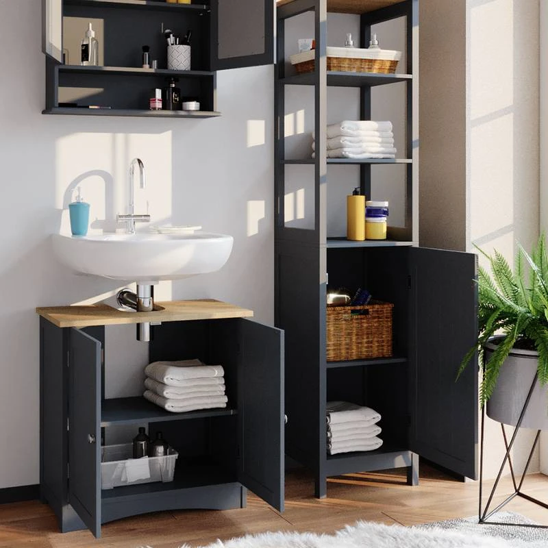 Colonne De Salle De Bain Bianco 40x160cm 4 Colonne De Salle De Bain Bianco 40x160cm – Image 2