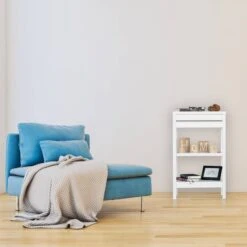 Étagère De Salle De Bains Bambou Blanc -Salle De Bain Meubles edbbdad19c5745168b0dca6aaca88c39