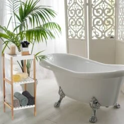 Étagère De Salle De Bain à 3 Rangements -Salle De Bain Meubles f515f3c1e045443e92f8264e4e233ad9