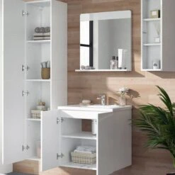 Salle De Bains Izan Blanc (4 éléments) -Salle De Bain Meubles f870c8c34cf0420eb37f9cae9aa4b094