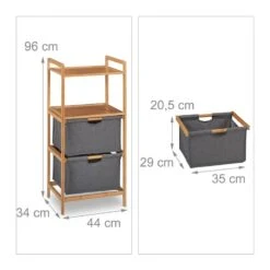 Étagère De Salle De Bain Avec Paniers -Salle De Bain Meubles fa09b638f1b94e3bb6aeefccb62561bb