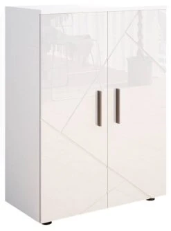 Armoire Irma Blanc Brillant