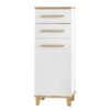 Armoire Midi Bjerka -Salle De Bain Meubles midischrank bjerka weiss eiche riviera hell dekor 4438984
