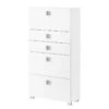 Armoire Midi Genf -Salle De Bain Meubles midischrank genf weiss glanz weiss 1324455