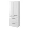 Armoire De Salle De Bain Kopenhagen -Salle De Bain Meubles midischrank kopenhagen hochglanz weiss weiss 50 cm 4471536