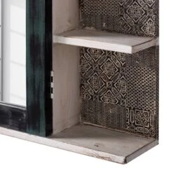 Armoire à Glace Goa White 20 Armoire à Glace Goa White -Salle De Bain Meubles spiegelschrank goa white akazie massiv mehrfarbig 4846992