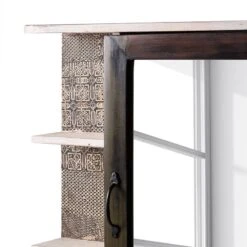 Armoire à Glace Goa White 19 Armoire à Glace Goa White -Salle De Bain Meubles spiegelschrank goa white akazie massiv mehrfarbig 4846996