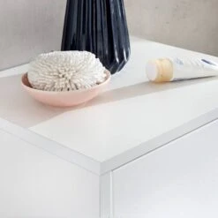 Trend Team Meuble Bas -Salle De Bain Meubles unterschrank sol i hochglanz weiss weiss 5080484