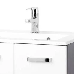 Meuble Avec Vasque Zeehan II -Salle De Bain Meubles waschtisch zeehan weiss grau 60 cm 2852094